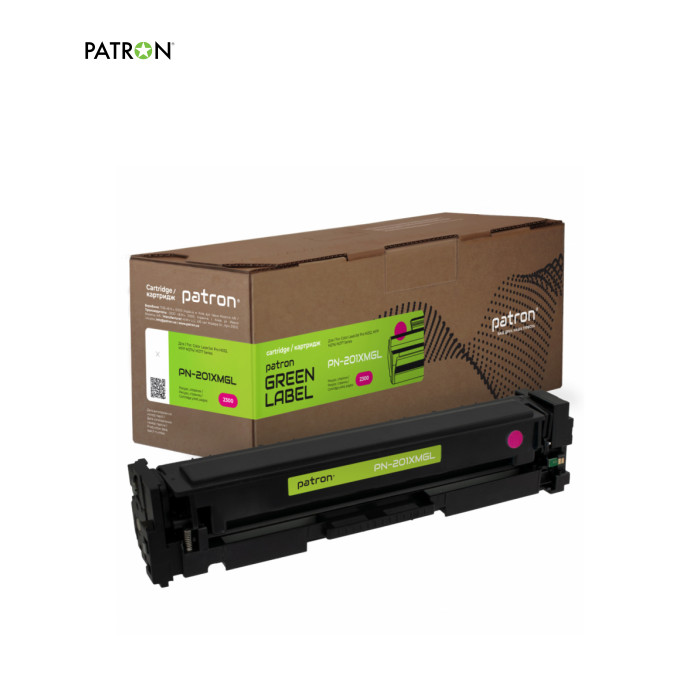 Картридж Patron HP CLJ (CF403X для M252/M274/M277 Magenta, GREEN Label (PN-201XMGL)