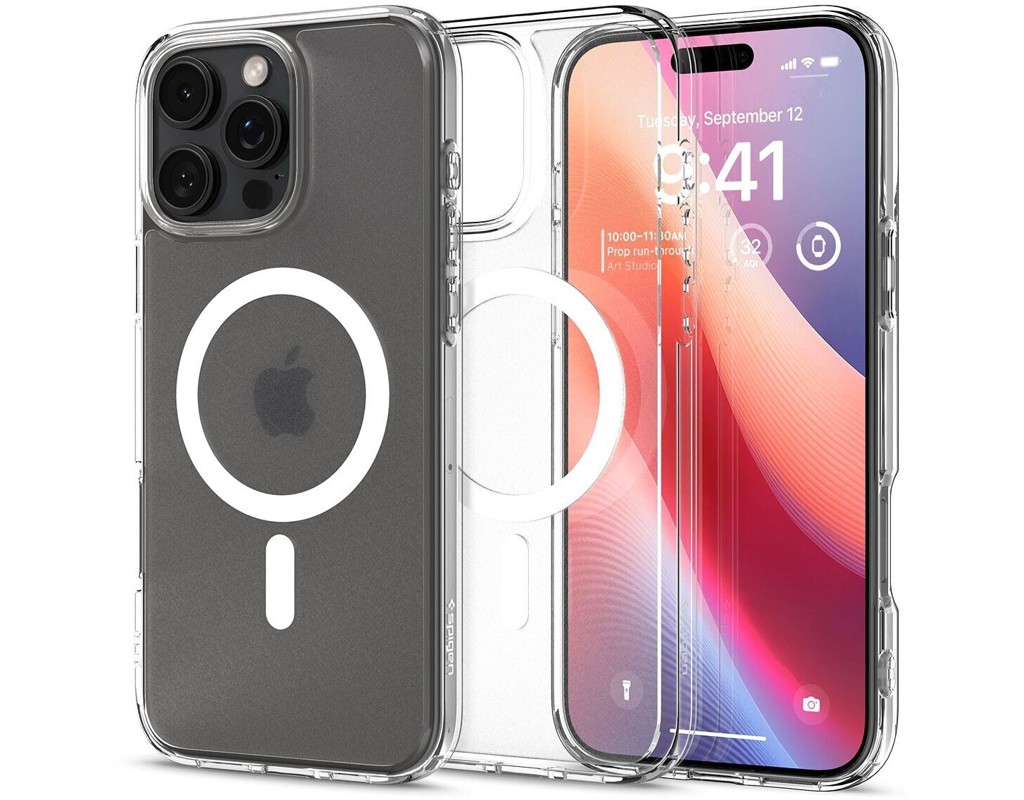 Чохол-накладка Spigen Ultra Hybrid with MagFit для Apple iPhone 16 Pro Max Frost Clear (ACS08002)