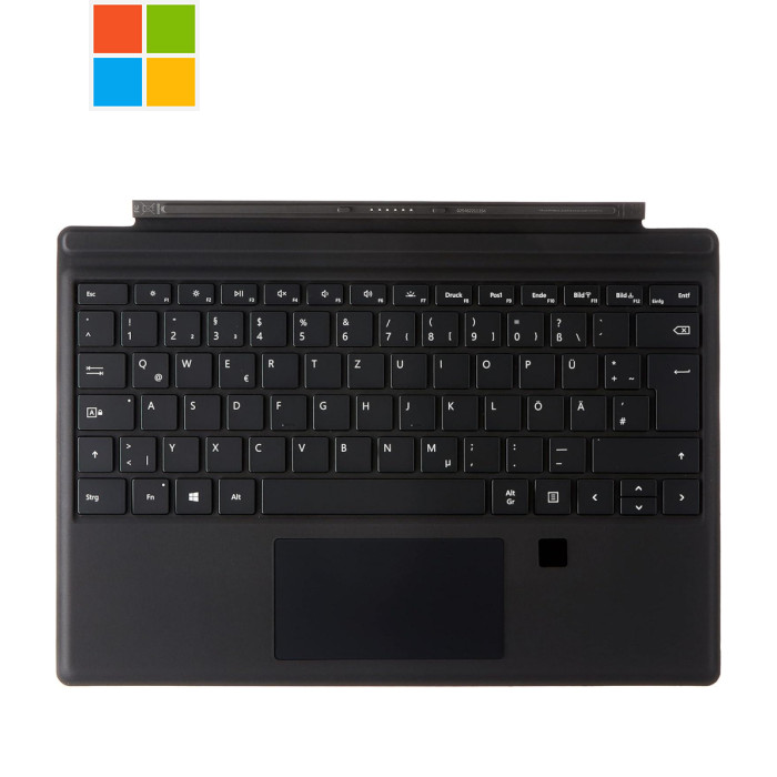 Клавiатура Microsoft Surface Pro 1755 Type Cover with Fingerprint ID Black (GKG-00021)