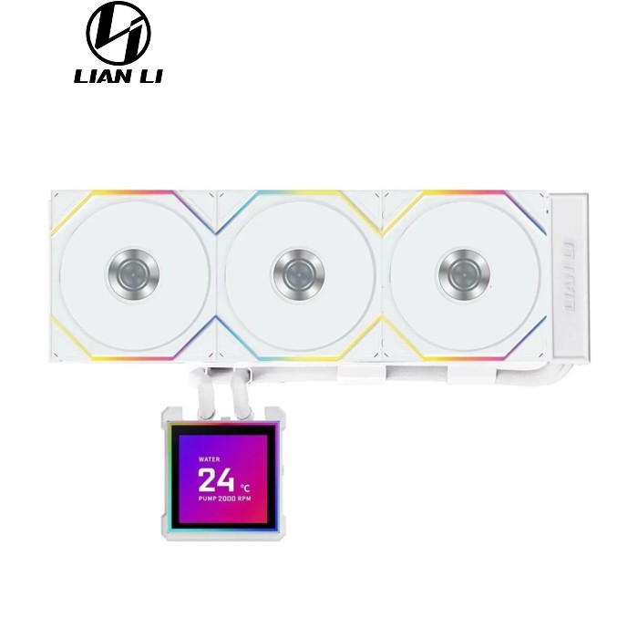 Система жидкостного охлаждения Lian Li HydroShift II LCD-S 360TL, White (G89.GHS2LCDS36TW.00)