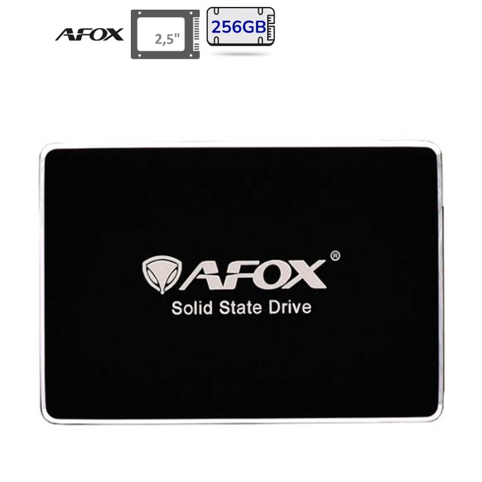 SSD 256Gb AFox 2.5" SATA III 3D NAND, Retail