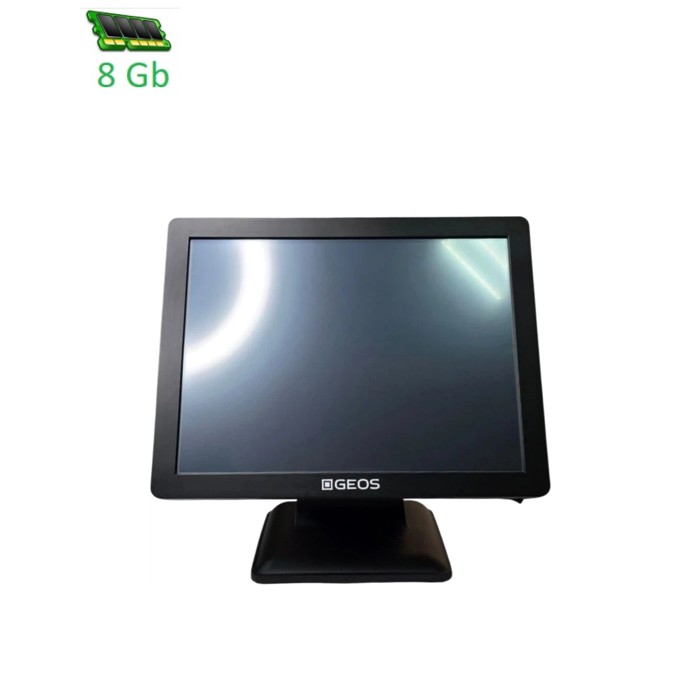 POS-терминал Geos S1505R, N97, 8GB/128GB, 2xRS232, 7xUSB, 15" 1024x768 res, Alum Case (GEOS POS S1506R(1024x768))