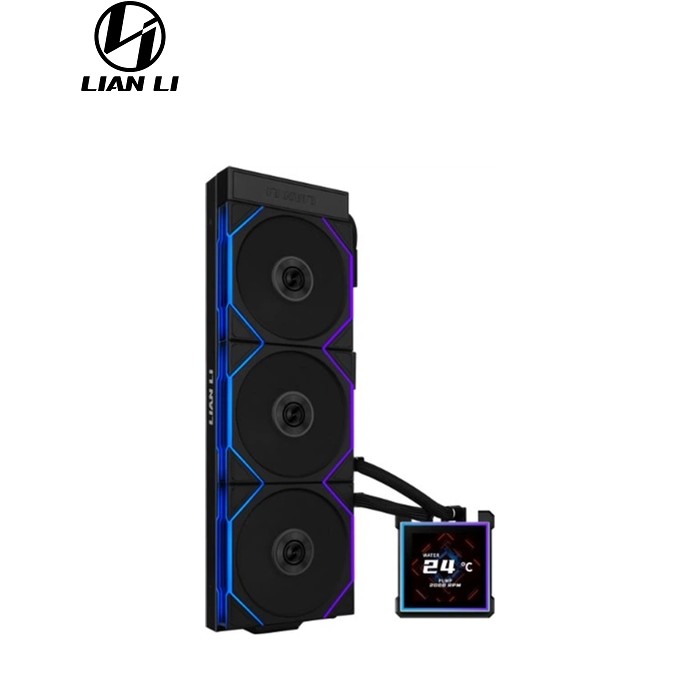 Система жидкостного охлаждения Lian Li HydroShift II LCD-S 360TL, Black (G89.GHS2LCDS36TB.00)