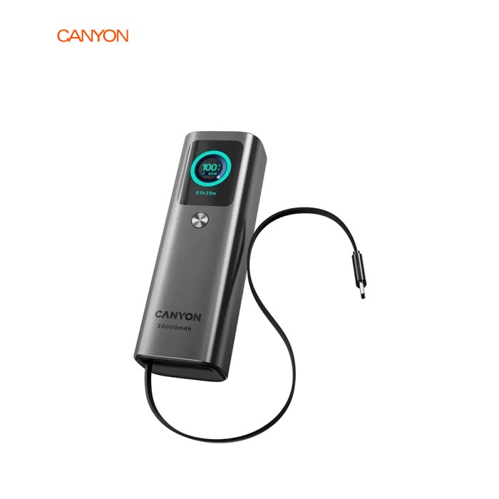Батарея універсальна Canyon 20000mAh OnPower 265 PD/100W (CNS-CPB265DG)