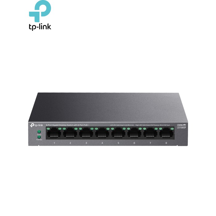 Комутатор мережевий TP-Link LS108GP