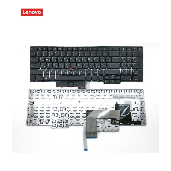 Клавіатура для LENOVO ThinkPad E530, E530C, E535, E545 (RU Black с поінтстіком)