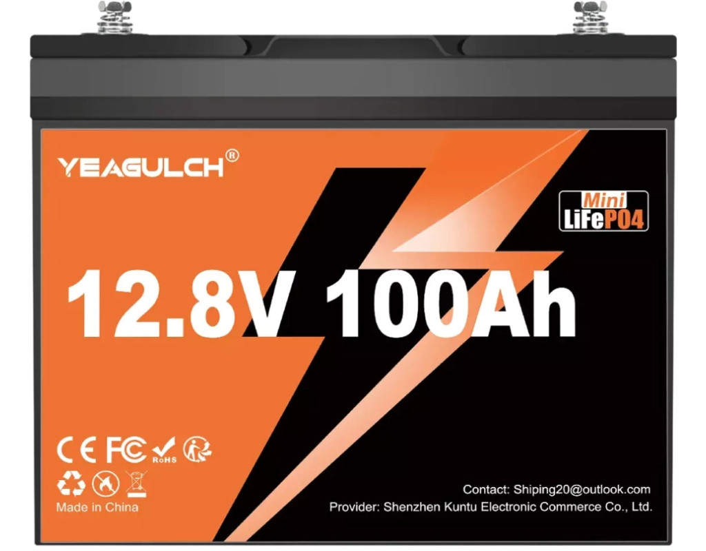 Батарея LiFePo4 YEAGULCH 12.8V 100Ah Mini (YEAGULCH-12,8V/100Ah Mini)