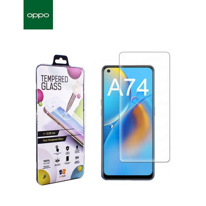 Скло захисне Drobak OPPO A74 (494905)