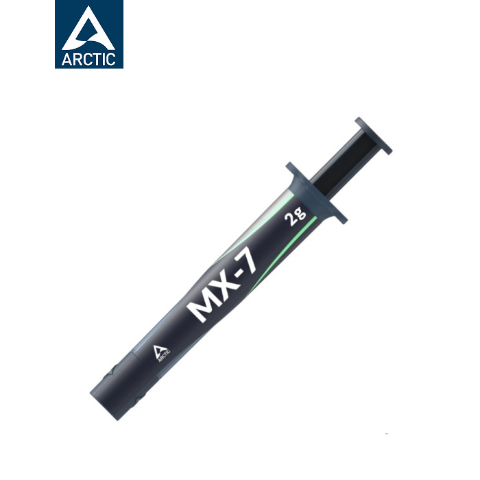Термопаста Arctic Cooling MX-7 Объем шприца 2g теплопроводностью 8.5 Вт/(м*К) и плотностью 2.5 г/куб.см. (ACTCP00089A)