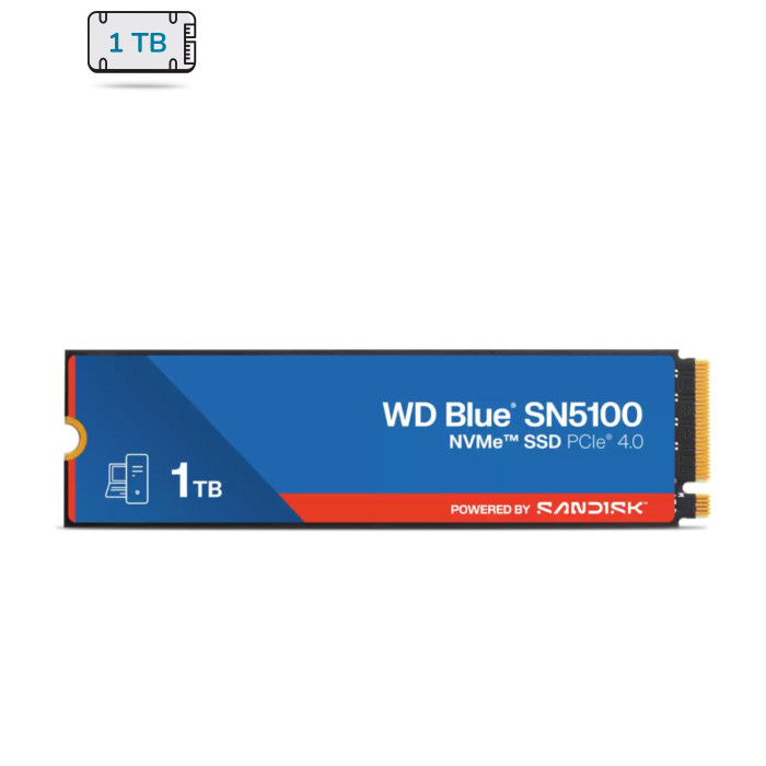 WESTERN DIGITAL WDS100T5B0E 1Tb SN5100 Blue