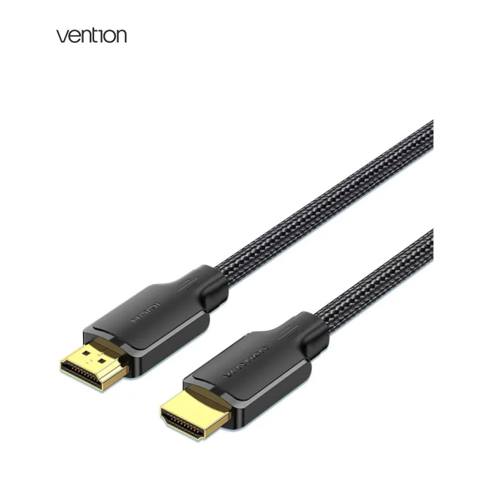 Кабель мультимедийный HDMI M to HDMI M 20.0m 1080p60Hz cotton braided black Vention (ALLBQ)