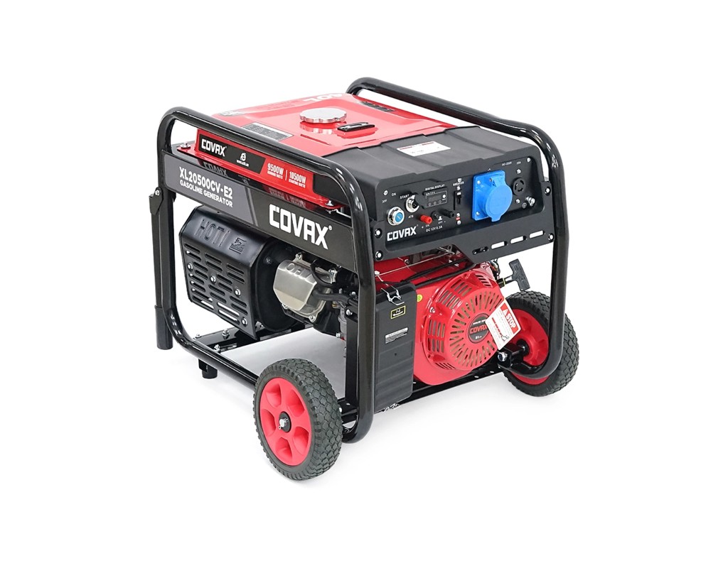 Генератор COVAX XL20500CV-E2, 9.5kW, 220V, 50Hz, DC12V, 21HP, электро стартер, 25L (XL20500CV-E2)