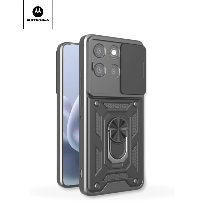 Чохол до мобільного телефона BeCover Military Motorola Moto G86 Black (715037)