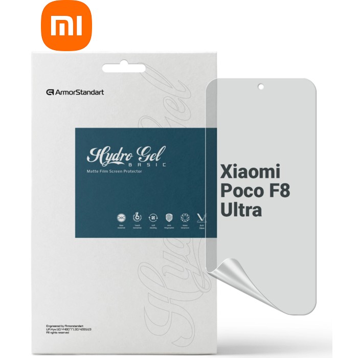 Плівка захисна Armorstandart hydrogel Matte Xiaomi Poco F8 Ultra (ARM89258)
