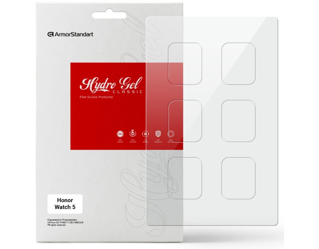 Пленка защитная Armorstandart hydrogel Honor Watch 5 6 pcs (ARM81144)
