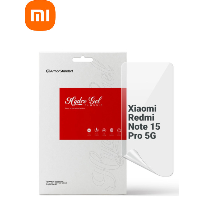 Плівка захисна Armorstandart hydrogel Xiaomi Redmi Note 15 Pro 5G (ARM89621)