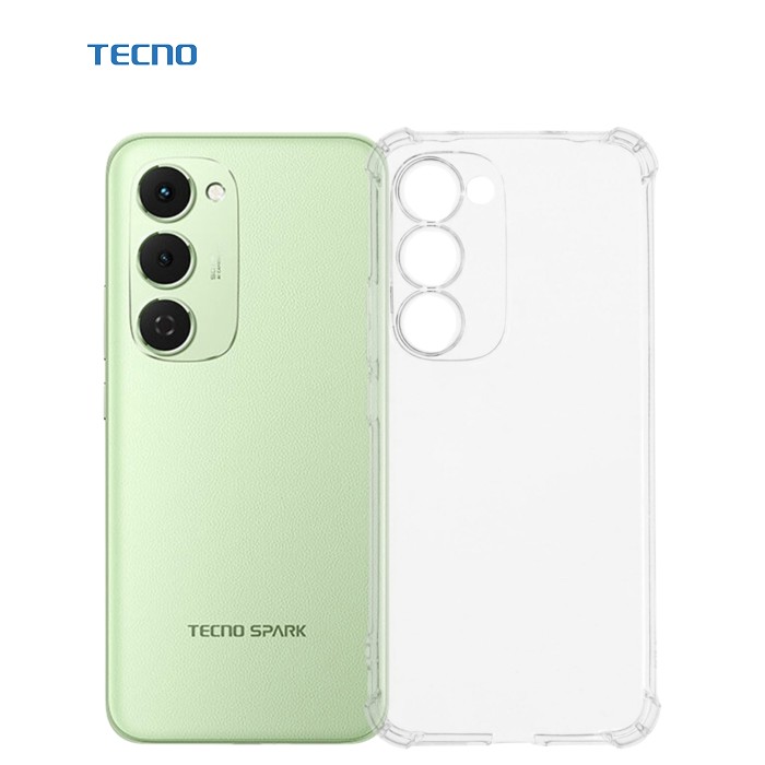 Чехол для мобильного телефона BeCover Anti-Shock Tecno Spark 40 Pro Plus (KM7) Clear (715067)