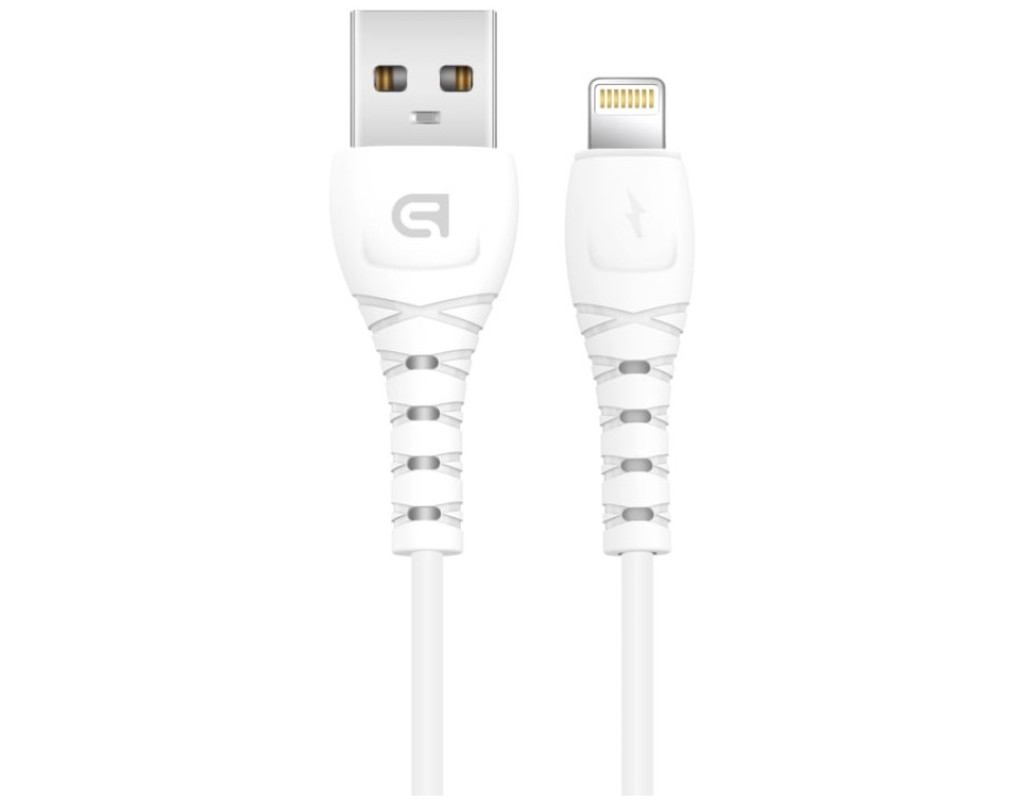 Дата кабель USB 2.0 AM to Lightning 1.0m AR16 3A white Armorstandart (ARM59534)