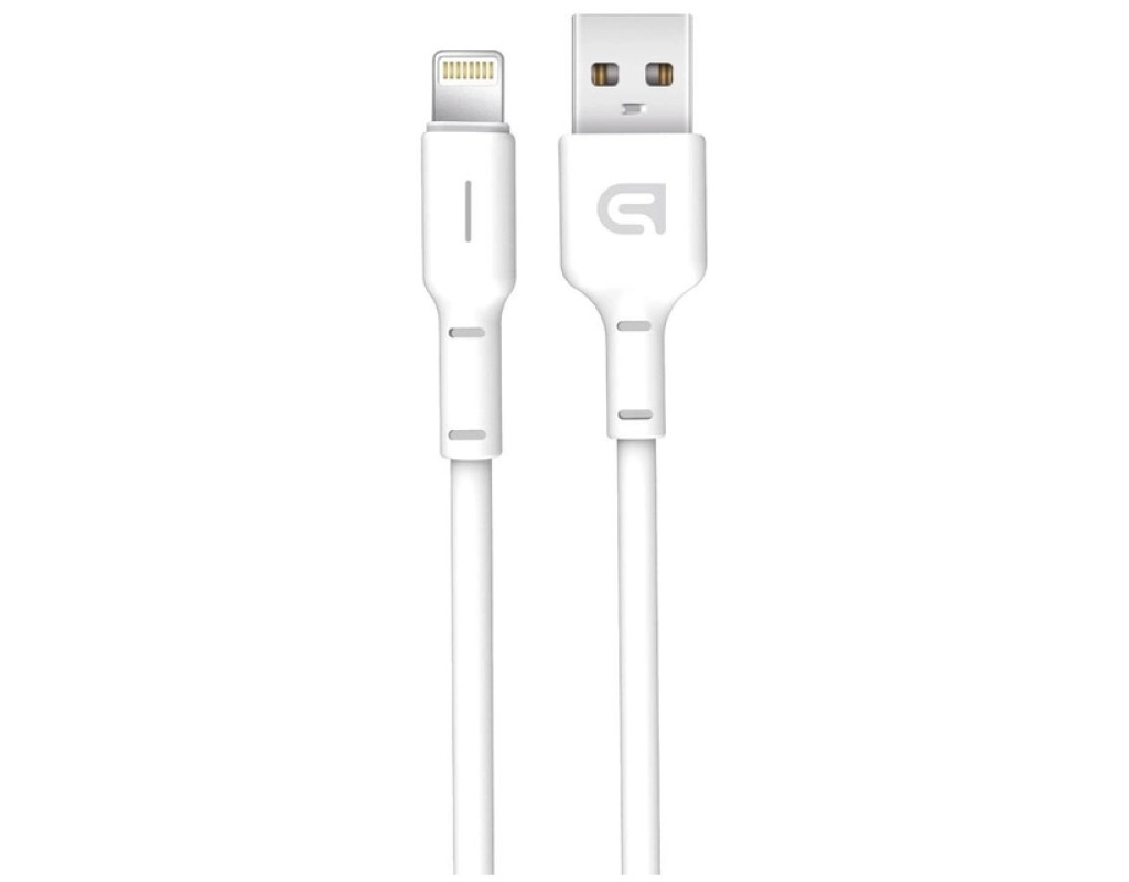 Дата кабель USB 2.0 AM to Lightning 1.0m AR12 3A white Armorstandart (ARM59531)