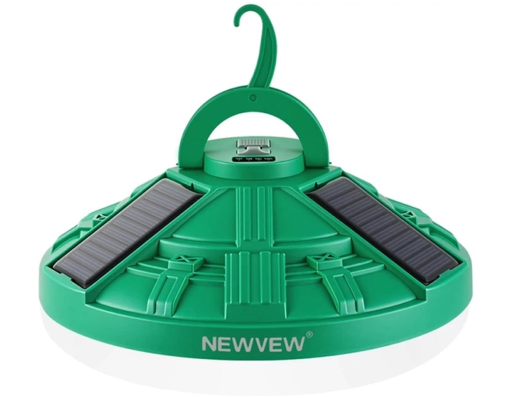 Фонарь NEWVEW NV-E968 30W Solar Panel 4800mAh Green (NWVW-NV-E968-GN)