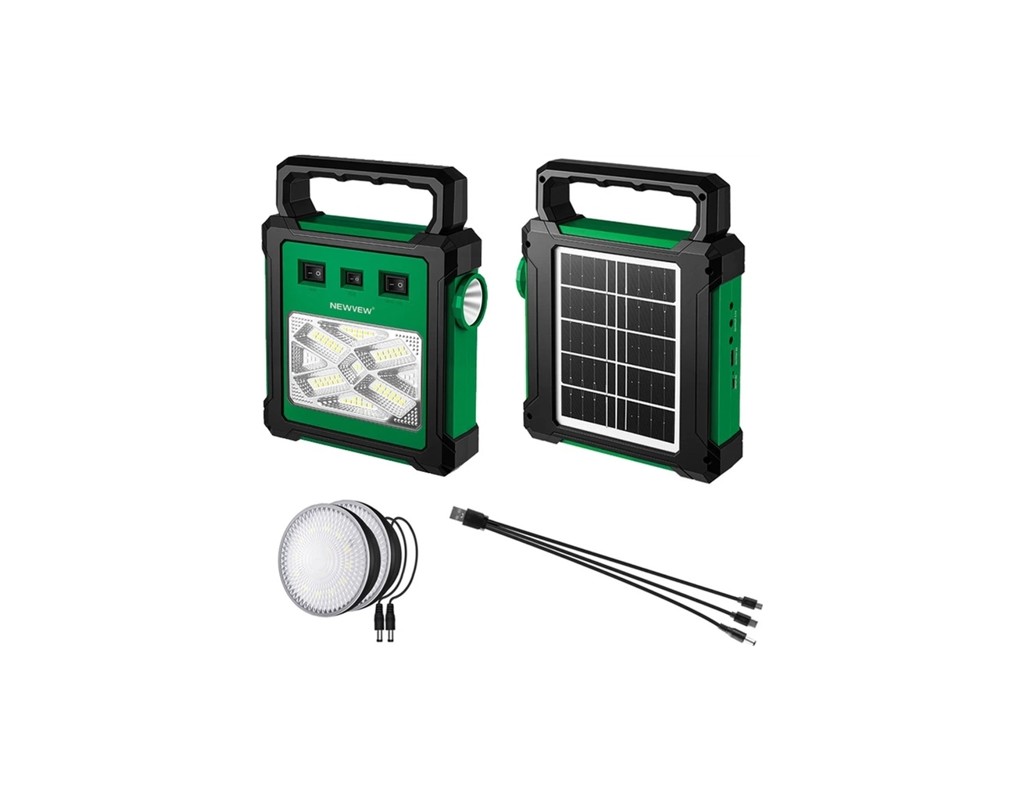 Фонарь NEWVEW комплект NV-T260 Solar Panel 2400mAh (NWVW-NV-T260-GN)