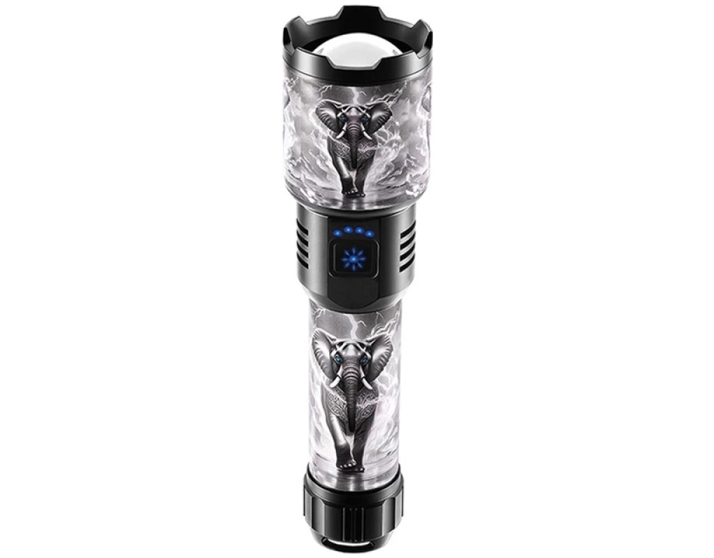 Фонарь NEWVEW NV-K20-Elephant 5000mAh Black (NWVW-NV-K20-ELFNT-BK)
