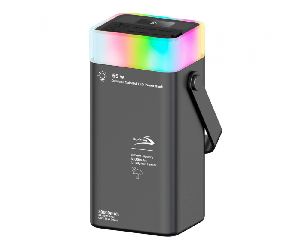 Батарея универсальная Aspiring Hit 30 30000mAh PD/65W (PB-H30)