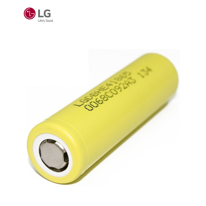 Акумулятор 18650 2500mAh, 20A, 4.2/3.6/2.5V, Yellow LG (LGDBFIE41865 (LG HE4))