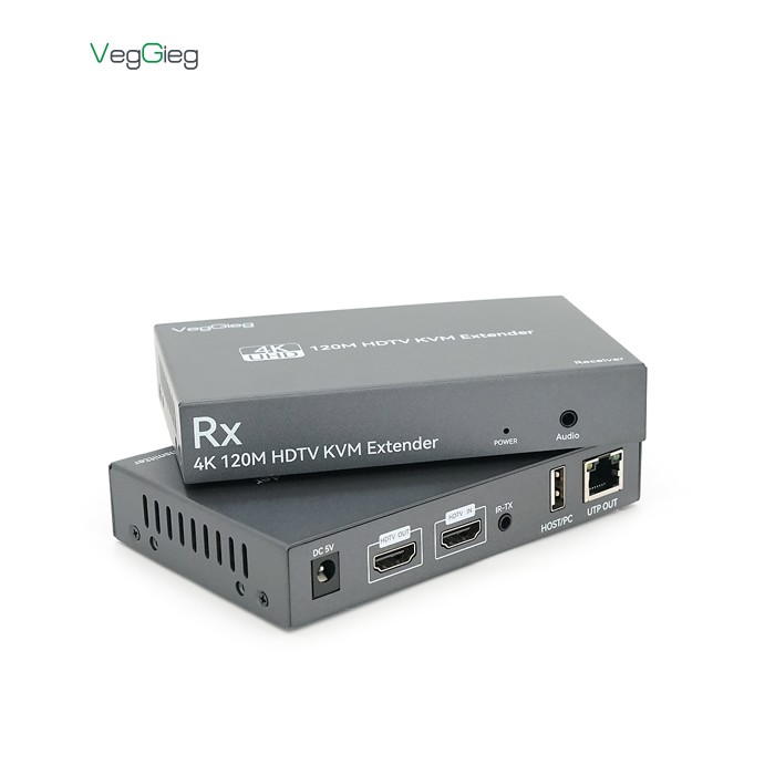 Активний VEGGIEG V-HD012 KVM HDMI 2*1 спліттер 200m, 1080P / 60Hz, HDMI 1.3 / HDCP1.4, USB Support, Grey, Box