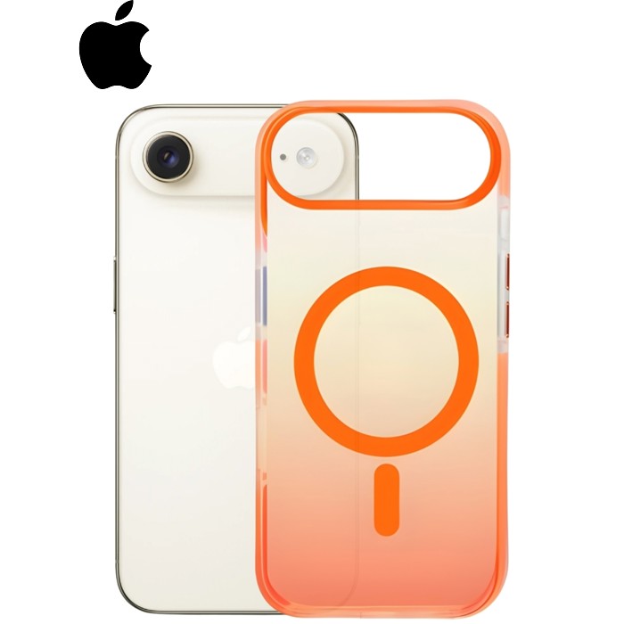 Чохол до мобільного телефона BeCover FIBRA Shock-Proof MagSafe Apple iPhone 17 Air Orange (715457)