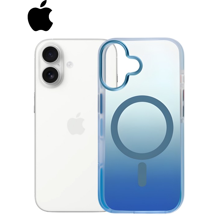 Чохол до мобільного телефона BeCover FIBRA Shock-Proof MagSafe Apple iPhone 17 Blue (715440)