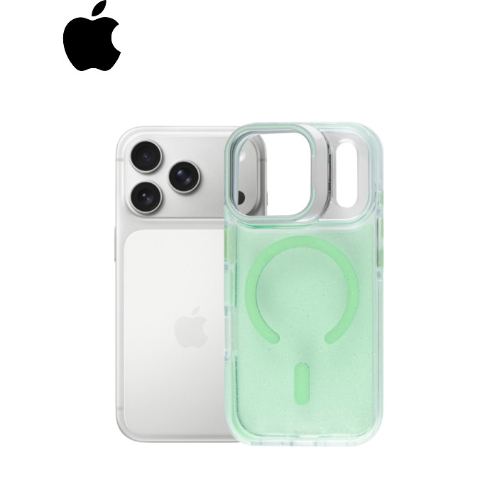 Чехол для мобильного телефона BeCover FIBRA Star Shine MagSafe Apple iPhone 17 Pro Green (715427)