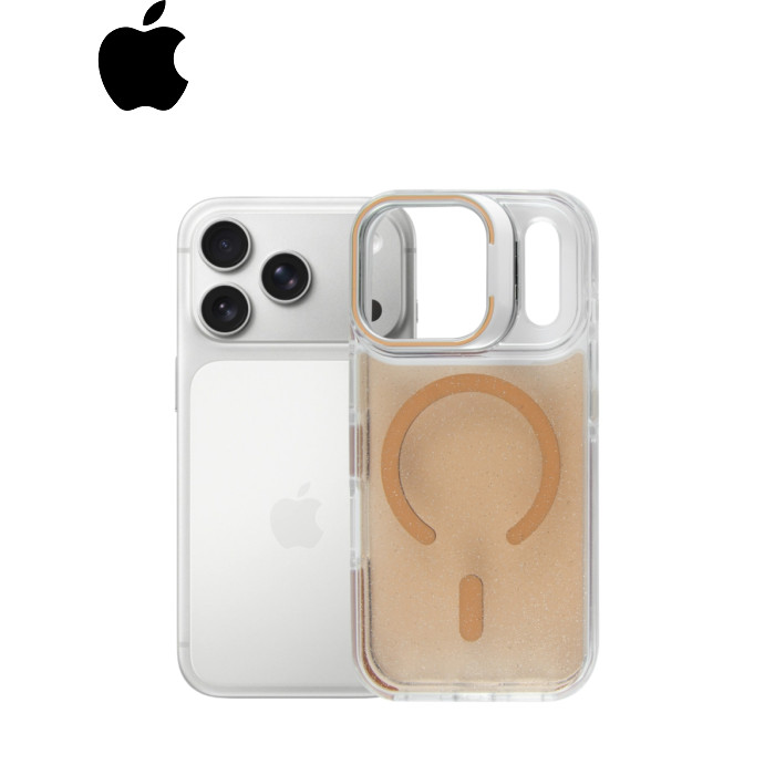 Чехол для мобильного телефона BeCover FIBRA Star Shine MagSafe Apple iPhone 17 Pro Max Desert Gold (715433)