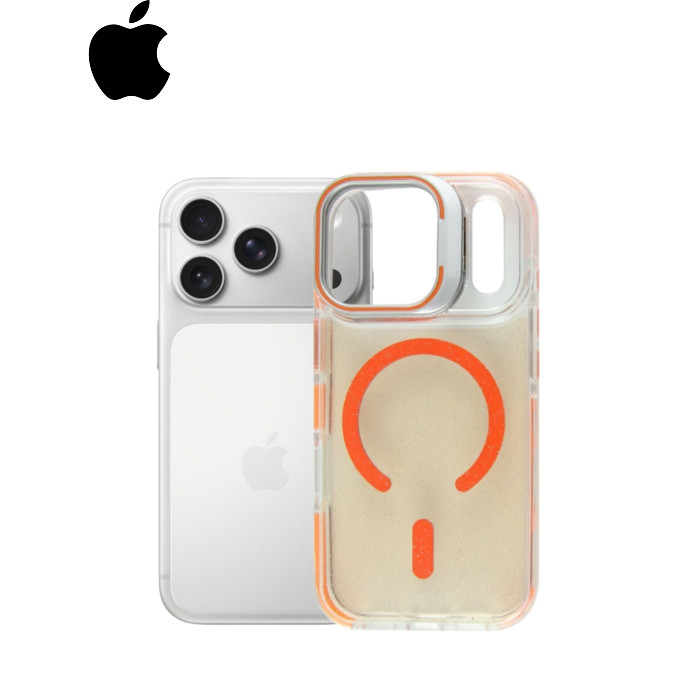 Чехол для мобильного телефона BeCover FIBRA Star Shine MagSafe Apple iPhone 17 Pro Orange (715429)