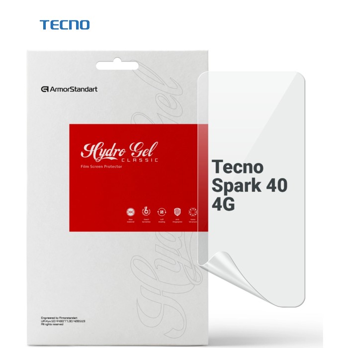 Плівка захисна Armorstandart hydrogel Tecno Spark 40 4G (ARM87305)