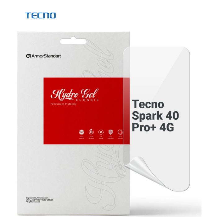 Пленка защитная Armorstandart hydrogel Tecno Spark 40 Pro+ 4G (ARM91331)