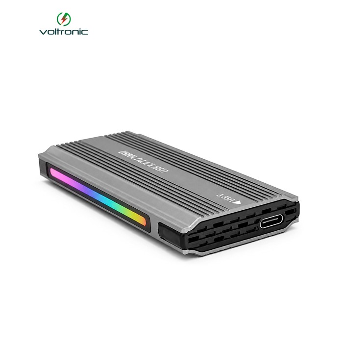 Кишеня зовнішня M9NVME, Type-C 3.1 A-C 10 Гбіт / с, M.2 / NVME Протокол: M.2 NVME Single Protocol, Контролер: 9210 / 583, Led, Gray