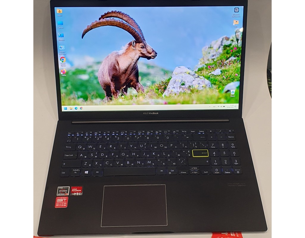 Б/У Ноутбук ASUS M513UA 15,6" FHD OLED / AMD Ryzen 5 5500U / 8 Gb DDR4 / SSD 256 Gb m.2 nvme / AMD Radeon Vega 7 / Win11 / Аккум 100%