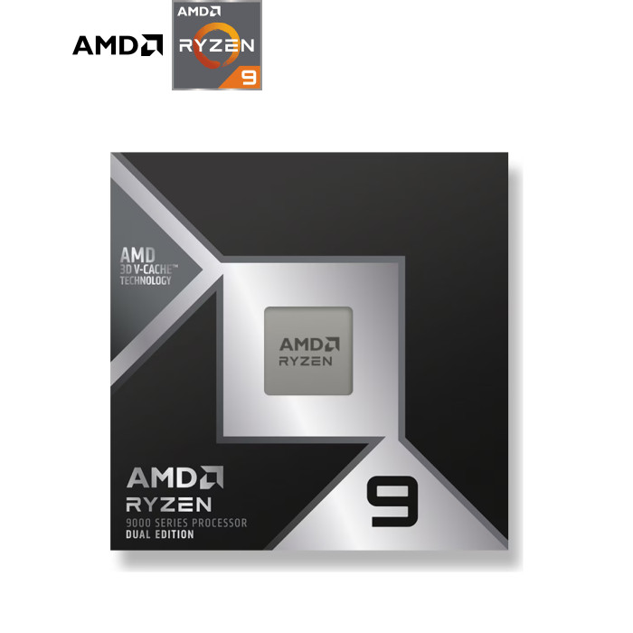 Процесор AMD Ryzen 9 9950X3D Dual Edition BOX Socket AM5 Box WOF Ryzen 9 9950X3D Dual Edition W