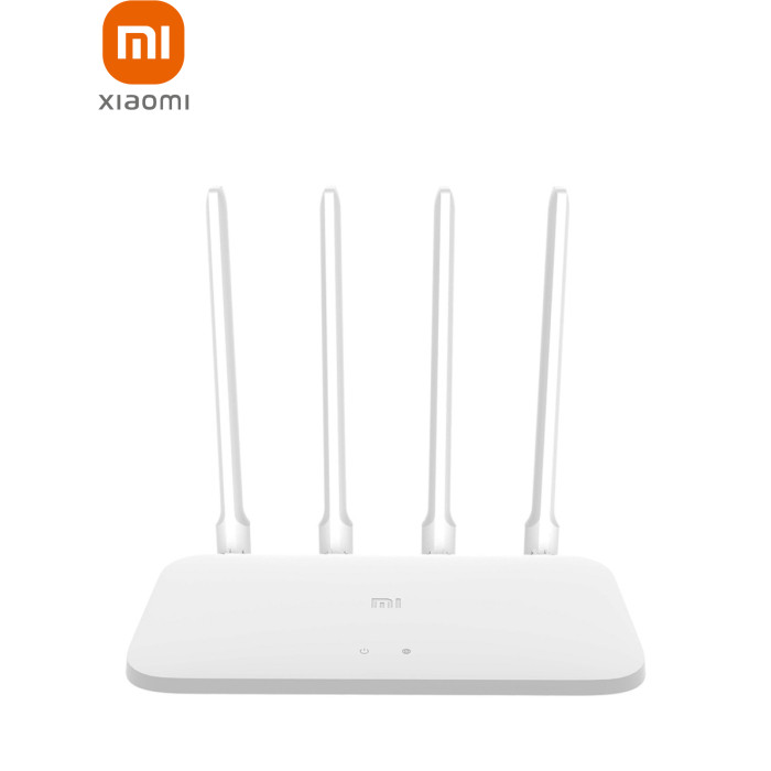 Маршрутизатор Xiaomi Mi Router 4A, Wi-Fi 1200Мбіт/с, 802.11ac, 4 антени, пам'ять 64 MB