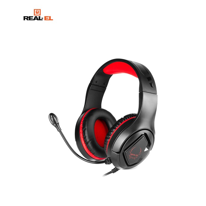 Навушники REAL-EL GDX-7590 Black/Red (EL124100050)