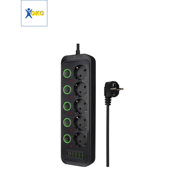 Сетевой фильтр питания XoKo XK-SP-5-2-1-BK