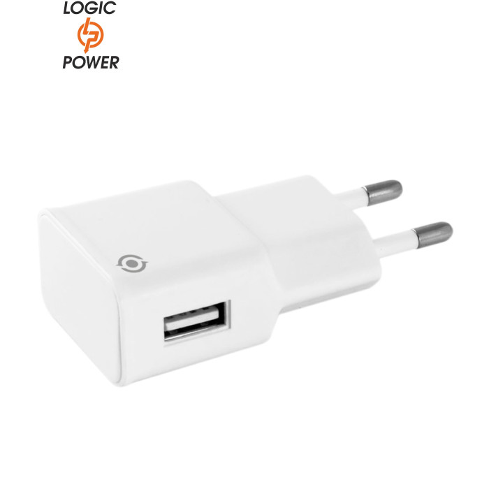 Зарядное устройство LP AC-005, 1xUSB, 1А, White, OEM
