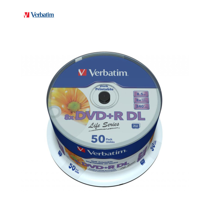 Диск DVD+R DL Verbatim 8.5Gb 8x 97693