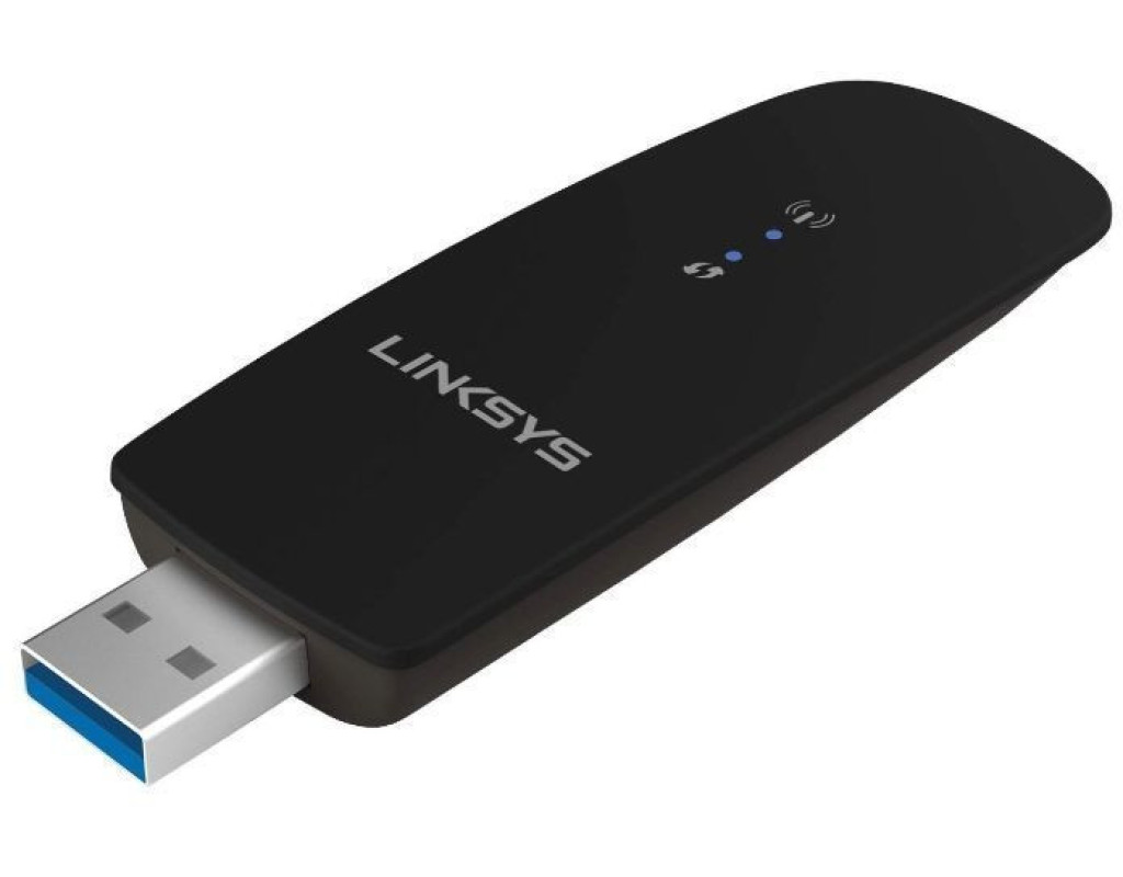 Сетевая карта Wi-Fi LinkSys WUSB6300, 867 Mbps, 802.11 b/g/n/ac, USB, BOX