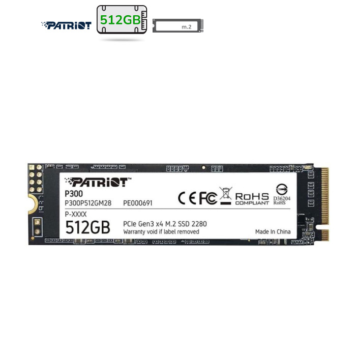 Накопичувач SSD M.2 2280 512GB Patriot (P300P512GM28)