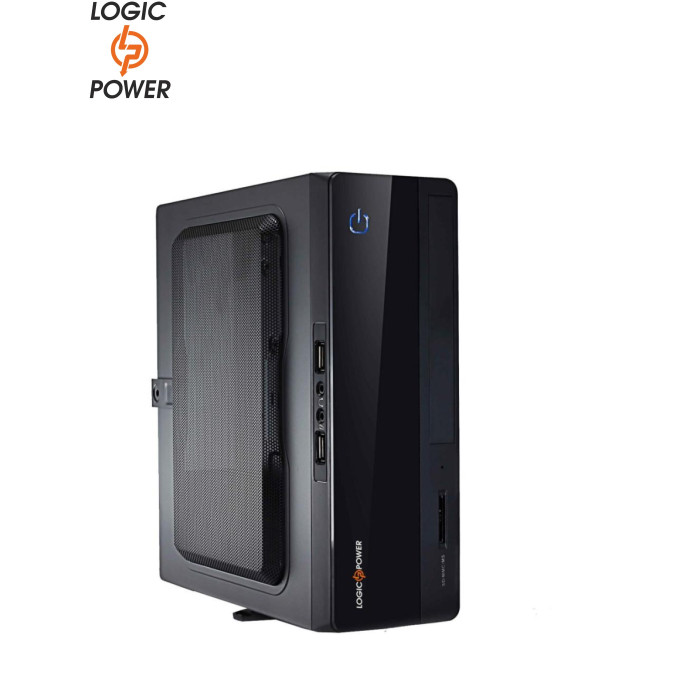 Корпус LogicPower S101-180W (LP9901) Slim, Mini - ITX, черный 2 x USB 3.0, 2 x Audio