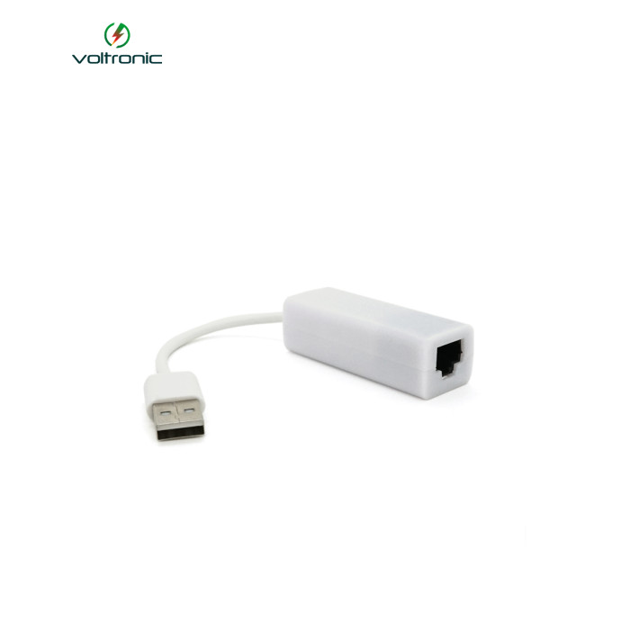 Контролер USB 2.0 to Ethernet - Мережевий адаптер 10 / 100Mbps з проводом, White, Blister Q500