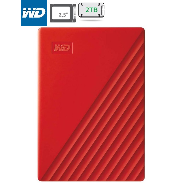 Внешний жесткий диск 2.5" 2TB WD (WDBYVG0020BRD-WESN)