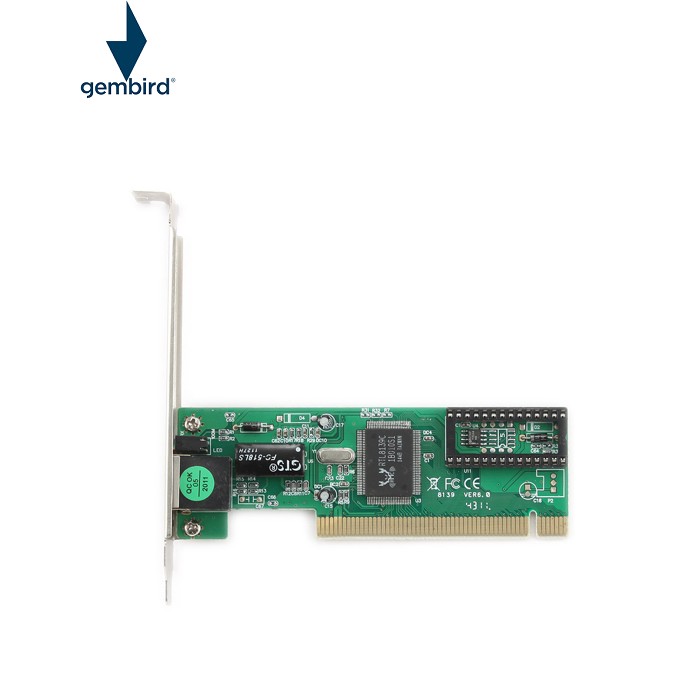 Сетевая карта Gembird NIC-R1 100Base-TX PCI Fast Ethernet Card Realtek chipset